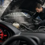 Car overheating temperature gauge and cooling system check Colonia NJ